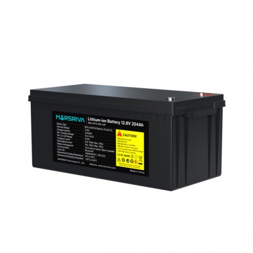 Marsriva MR-LFP12-200-LAR, 2611.2Wh (12.8V / 204Ah) BYD LiFePO4 Battery (Grade A)
