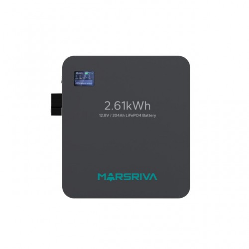 Marsriva MR-LFP12-200-WMD, 2.61kWh (12.8V / 204Ah) BYD LiFePO4 Battery (Grade A)