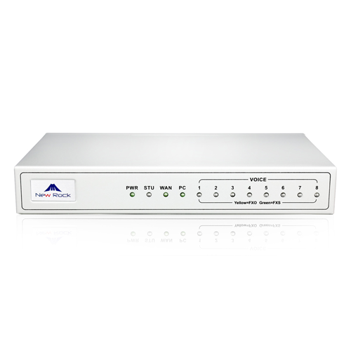 Newrock MX8G 8 FXO Passerelle VoIP Entreprise