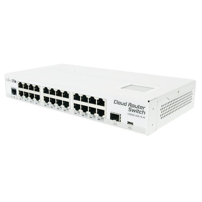 MIKROTIK CRS125-24G-1S-IN Cloud Router Gigabit Switch DUBAI | TERRABYT.COM