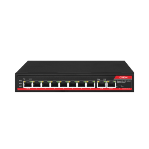 Oxion OX-GPS1108-2G Commutateur Ai-PoE Gigabit 8GE PoE