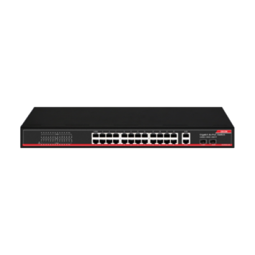Oxion OX-GPS2824-2GS Gigabit Ai-PoE Switch 24GE PoE