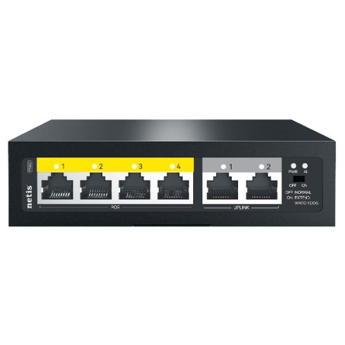 Netis P106C 4POE+2RJ45 100M Standard POE Switch