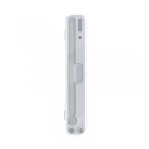 Porodo PD-CAPEN-WH Wireless Charging & Storage For Pencil 1&2 Case