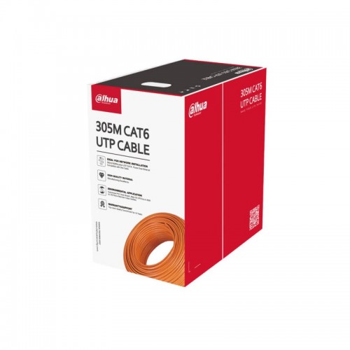 Dahua PFM922I-6UN-C 305M UTP CAT6 Cable Oange