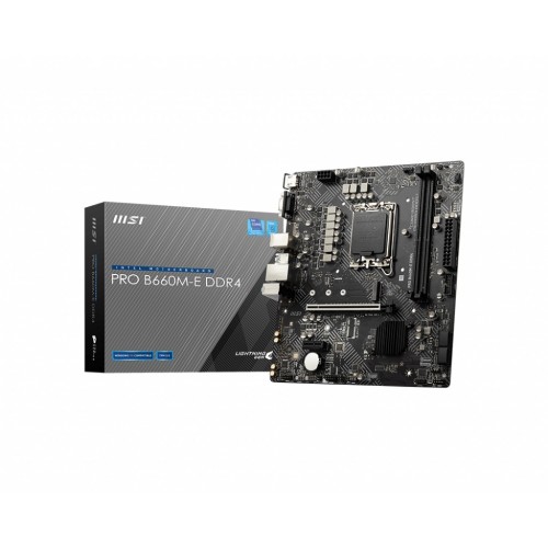 Carte mère MSI PRO B660M-E DDR4 12e génération M-ATX