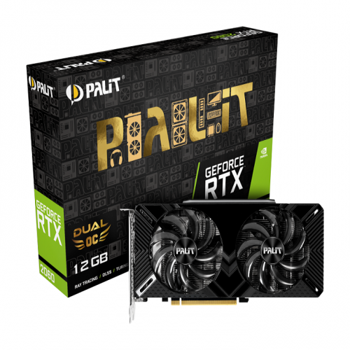 Palit NE62060018K9-1160C GeForce RTX™ 2060 Dual 12GB Graphics Card