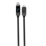 Porodo PD-35WAPD-BK Aluminum Braided USB-A to Lightning Cable 2.2M 2.4A