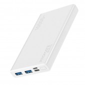 Promate Bolt‐10 Compact Smart Charging Power Bank with Dual USB Output,