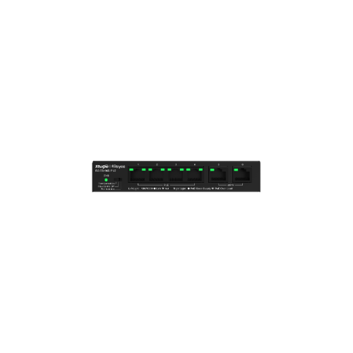 Ruijie RG-ES106D-P V2 6-port 10/100Mbps Desktop Unmanaged Switch