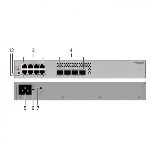 Huawei S220S-8P4JX 8*10/100/1000BASE-T ports 128 W PoE+ - 98012473