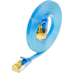 SLIM CAT6A shielded, Patch Cable - FLAT