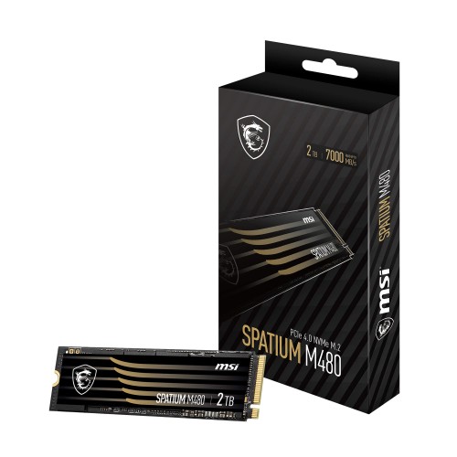 MSI SPATIUM M480 2TB HS PCIe Gen4 NVMe M.2 Internal SSD
