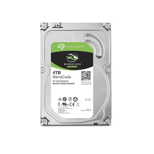 Seagate BarraCuda ST4000DM005 Disque dur interne 4 To SATA 6 Gb/s 256 Mo de cache 3,5 pouces