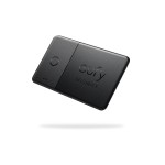 eufy SmartTrack Card (Black, 1-Pack), Works with Apple Find My (iOS Only), Wallet Tracker, Phone Finder