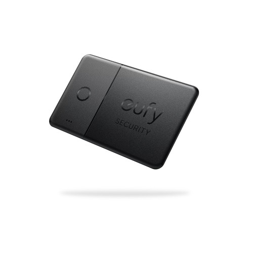 Eufy SmartTrack Card (Black, 1-Pack), Works with Apple Find My (iOS Only), Wallet Tracker, Phone Finder - T87B2011