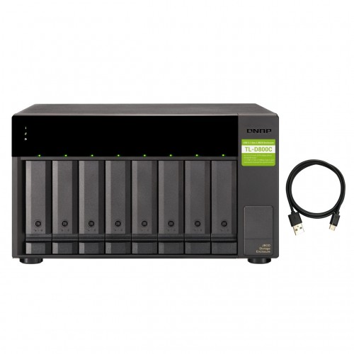 QNAP TL-D800C 8-Bay USB 3.2 Gen 2 Type-C JBOD Enclosure