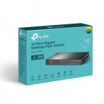TP-Link (TL-SG1210MP) 10-Port Gigabit Desktop Switch with 8-Port PoE+