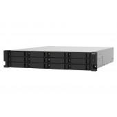 QNAP (TS-1232PXU-RP-4G) NAS Rack (2U) Ethernet LAN Black
