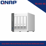 QNAP TS-433-4G Build a Personal Private Cloud & Home Multimedia Center