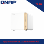 QNAP TS-462 Intel Dual-Core 2.5GbE Multimedia NAS with M.2 PCIe slots and PCIe expandability