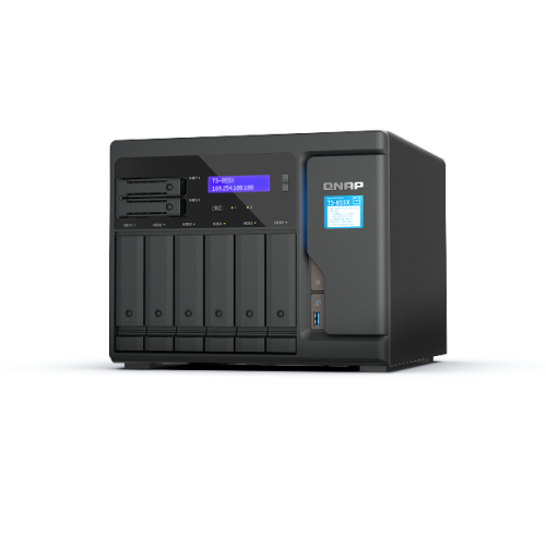 NAS 8 cœurs 10 GbE hautes performances Qnap TS 855X