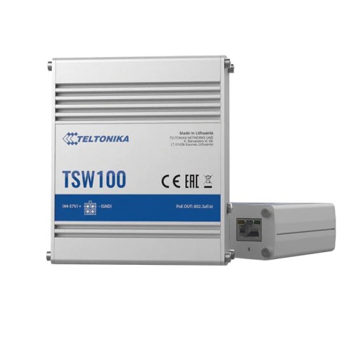 Teltonika TSW100 Unmanaged PoE+ Ethernet Switch