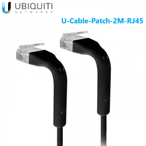 Câble de raccordement Ethernet Ubiquiti U-Cable-Patch-2M-RJ45-Bk