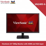 ViewSonic VA2405-h 24”1080p Monitor with HDMI and VGA Input