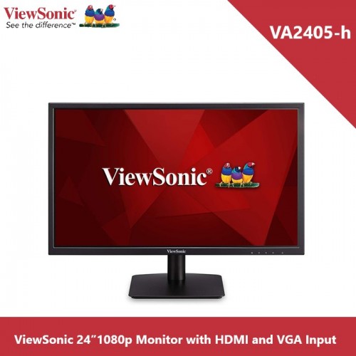 Moniteur ViewSonic VA2405-h 24" 1080p avec entrée HDMI et VGA