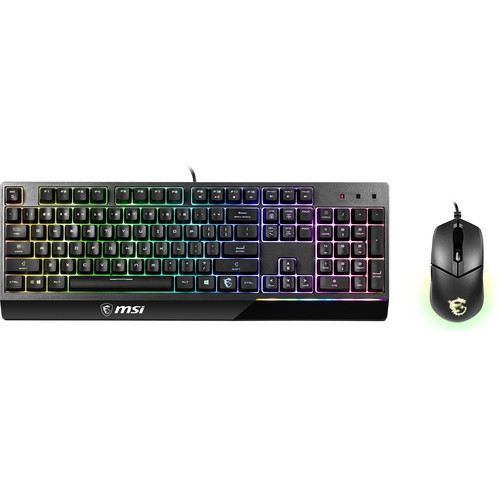 مجموعة لوحة مفاتيح الألعاب MSI Vigor GK30 وماوس GM11