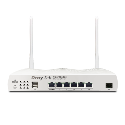 DrayTek Vigor2866 Series, le routeur VPN double WAN avec modem G.fast intégré