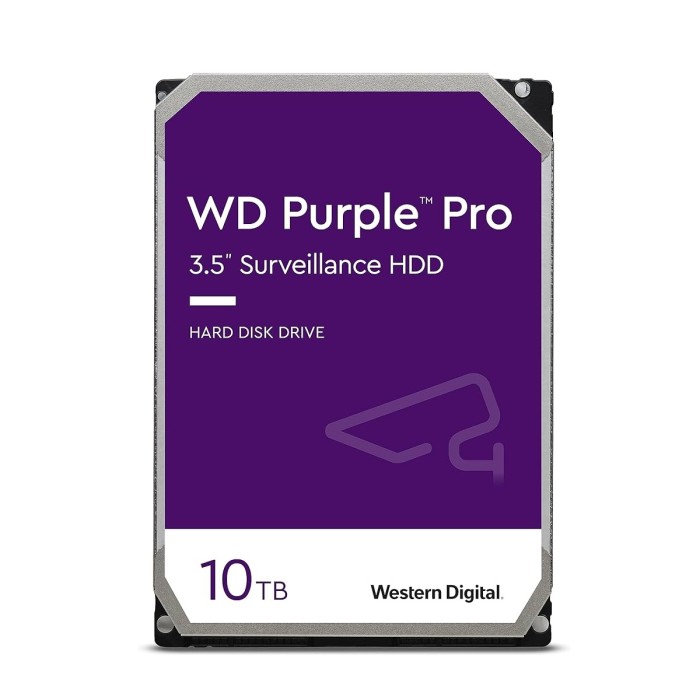 WD WD101PURP 10TB Purple Pro 7200 rpm SATA III 3.5" Internal Surveillance Hard Drive