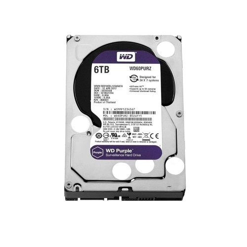 Western Digital WD63PURU 6TB Surveillance Hard Drive Purple