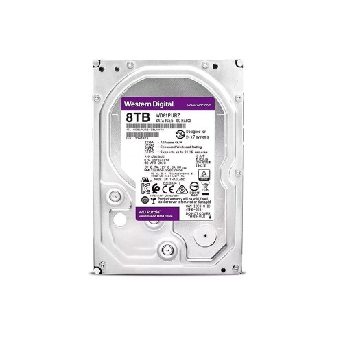 Western Digital WD81PURZ 6TB Surveillance Hard Drive Purple