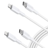 ANKER A8436H12 POWERLINE II 3-IN-1 CABLE WHITE