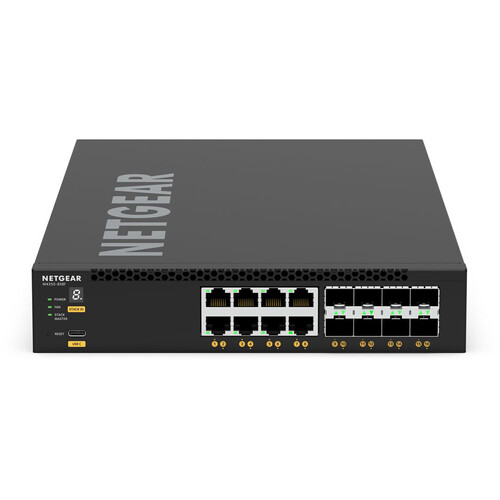 Netgear M4350-8X8F 16-Port 10G RJ45 / SFP+ Managed AV Network Switch - XSM4316-100NES