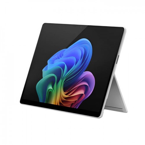 Microsoft ZHX-00001 Copilot+ PC Surface Pro Tablet, 16GB RAM, 256GB SSD, Qualcomm Adreno, Wi-Fi, Win 11, Platinum