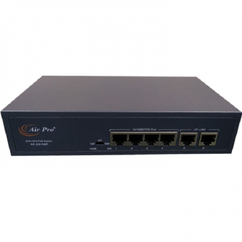 AirPro AP-ES106P 10/100M 6 Ports PoE Switch