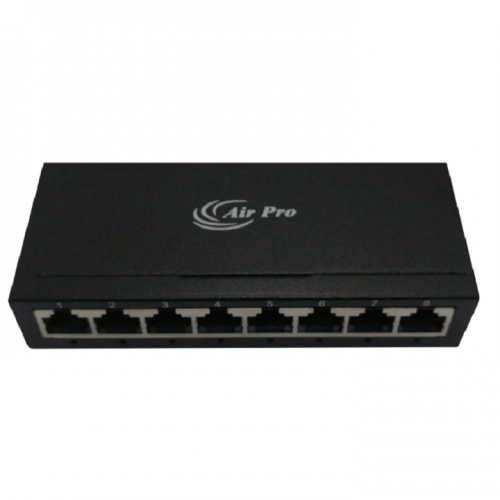 AirPro AP-GS1008 8port 10/100/1000 جيجا سويتش غير مُدار