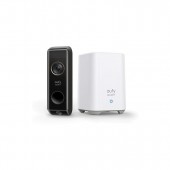 Eufy E8213G11 2K Video Dual Doorbell with Battery-Powered, White/Black