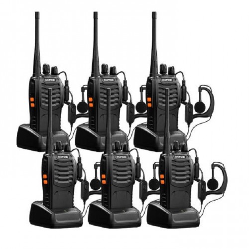 Baofeng BF-888S 5W UHF Radio - 6-Pack