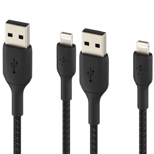 Belkin Cable P-CAB001 BoostCharge USB-C to USB-A Cable 1M - Black - 2-Pack