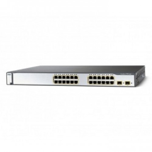 Cisco WS-C3750-24PS-S Catalyst 3750 24 Port Managed Switch