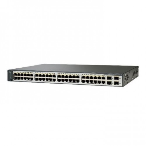 Cisco WS-C3750V2-48PS-S Catalyst 3750 V2 48 Port PoE Switch