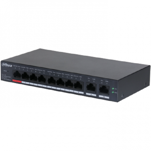 Dahua CS4010-8ET-110 10-Port Cloud Managed Desktop Switch with 8-Port PoE