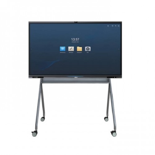 Dahua HiBoard-IA86-C/HiBoard-IST0B 86" UHD Smart Interactive Display with Dahua Interactive Display Ground Monitor Mount