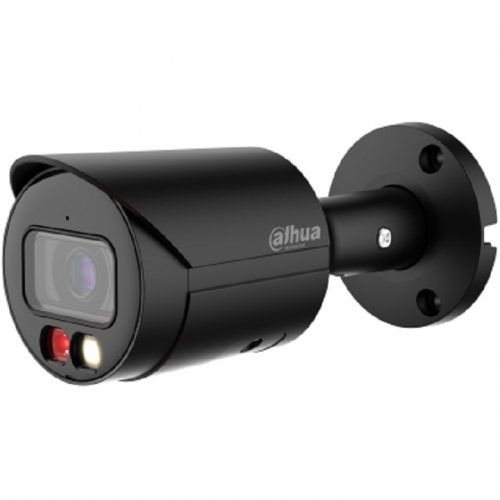 Dahua IPC-HFW2249S-S-IL 2MP Smart Dual Light Fixed-focal Bullet WizSense Network Camera - Black