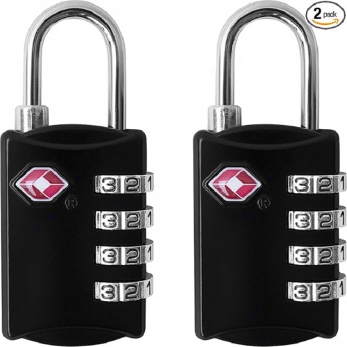 Desired Tools ‎‎DTTS2PBK TSA Cadenas à bagages - Noir