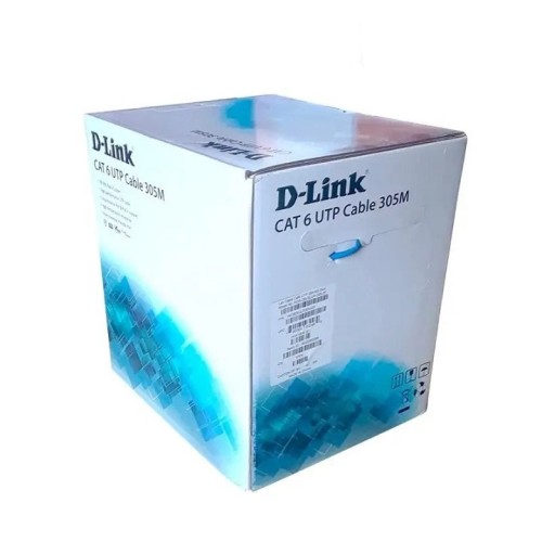 D-Link NCB-C6UGRYR-305-24 Cat6 UTP 24AWG Cable 305meter Roll Grey